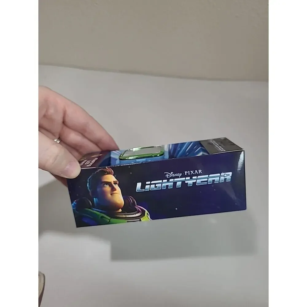 NIB Disney Pixar Buzz Lightyear Digital Flashing LCD Kids Watch Rectangle‎ Face